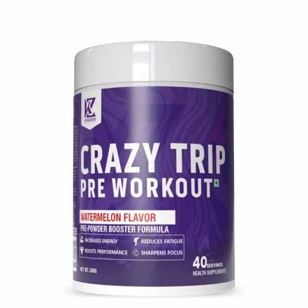 Crazy pre - watermelon Kingzen Nutrition Crazy Trip Pre-Workout