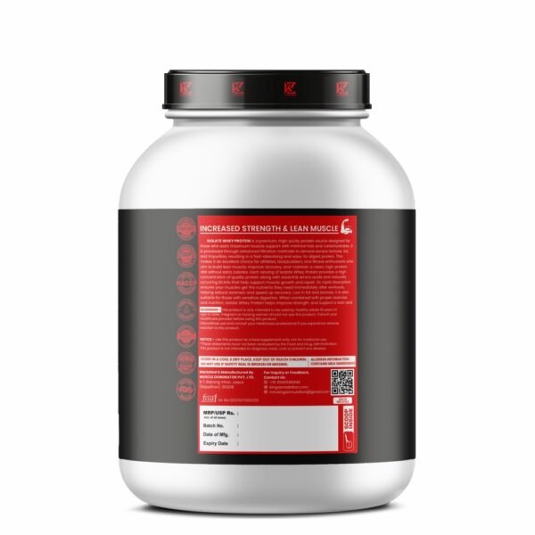Isolate- add Kingzen Nutrition | Ultra Isolate Whey Protein