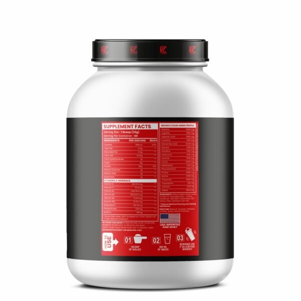 Isolate- chocolate back Kingzen Nutrition | Ultra Isolate Whey Protein