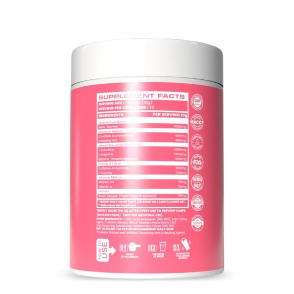 crypto - watermelon back Kingzen Nutrition | Crypto Pre-workout